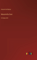 Massimilla Doni: in large print