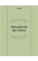 Metaphysik der sitten