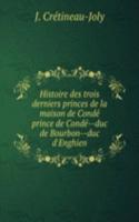 HISTOIRE DES TROIS DERNIERS PRINCES DE
