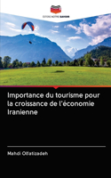 Importance du tourisme pour la croissance de l'économie Iranienne