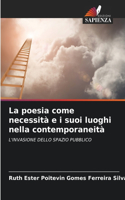La poesia come necessità e i suoi luoghi nella contemporaneità