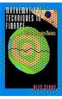 Mathematical Techniques in Finance