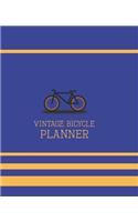 Vintage Bicycle, Rare Weekly Planner Undated, Doted Grid Paper, Multitask Shamble Organizer: Goal setting, To do list, Habit tracker, Gratitude, Notes and Coloring, Remarkable Gift for Cyclist