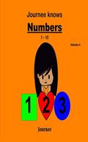 Journee Knows Numbers 1-10 Volume 4