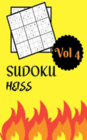 Sudoku Heiss: Vol 4 - Schwieriges Niveau mit Lösungen