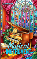 Musical Instrument Coloring Book
