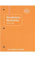 Vocabulary Workshop Answer Keys, Introductory Through Sixth Courses