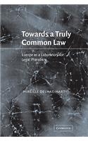 Towards a Truly Common Law: Europe as a Laboratory for Legal Pluralism