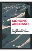 Mohonk Addresses