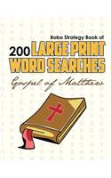 Bobo Strategy Book of 200 Large Print Word Searches