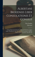 Albertani Brixiensis Liber Consolationis Et Consilii