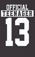 Teenanger Teen 13 Notebook Journal