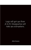 Logic will get you from A to B. Imagination will take you everywhere. Albert Einstein