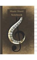 Music Sheet Notebook