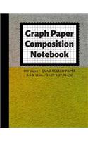 Graph Paper Composition Notebook