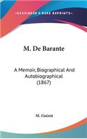 M. de Barante