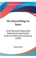 Hauserbfolge In Japan