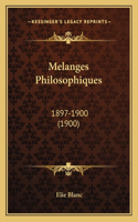 Melanges Philosophiques
