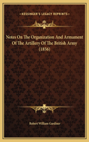 Notes On The Organization And Armament Of The Artillery Of The British Army (1856)