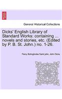 Dicks' English Library of Standard Works