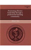 Promoting Effective Leadership Through a Professional Learning Community