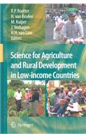 Science for Agriculture and Rural Development in Low-Income Countries