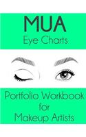 MUA Eye Charts Portfolio Workbook for Makeup Artists: Gaia Edition