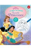 Disney Princess: Learn to Draw Favorite Princesses: Featuring Tiana, Cinderella, Ariel, Snow White, Belle, and Other Characters!