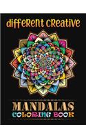 Different Creative Mandalas Coloring Book
