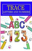 Alphabet Handwriting trace letter and number