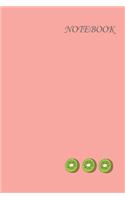 Pastel Pink Kiwi Notebook
