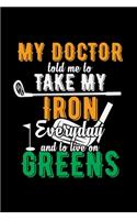 My doctor told me to take my iron