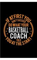 If At First You Don't Succeed Do What Your Basketball Coach Told You At The Start