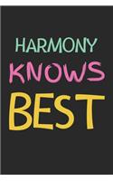 Harmony Knows Best