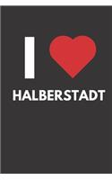 Halberstadt: Notizbuch, Notizblock, Notebook - Liniert, Linien, Lined - 120 Seiten, DIN A5 (6x9 Zoll) - Notizen, Termine, Ideen, Skizzen, Planer, Tagebuch, Organ