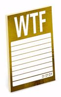 Knock Knock WTF Metallic Sticky Notes