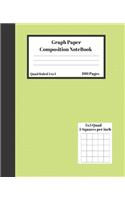 Graph Composition Notebook 5 Squares per inch 5x5 Quad Ruled 5 to 1 100 Sheets