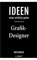 Notizbuch für Grafik-Designer: Originelle Geschenk-Idee [120 Seiten liniertes blanko Papier]