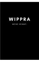 Wippra: Notizbuch, Notizblook, Notizheft, Notizen, Block, Planer - DIN A5, 120 Seiten - Liniert, Linien, Lined - Deine Stadt, Dorf, Region und Heimat