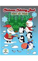 Christmas Coloring Book Santa's and Friends