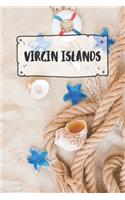 Virgin Islands: Ruled Travel Diary Notebook or Journey Journal - Lined Trip Pocketbook for Men and Women with Lines