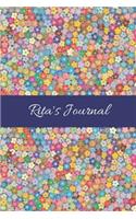 Rita's Journal: Cute Personalized Name College-Ruled Notebook for Girls & Women - Blank Lined Gift Journal/Diary for Writing & Note Taking
