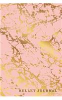 Bullet Journal: Marble + Gold Small Dot Grid Journal Notebook 110-Page 1/4 Inch Dot Gridded Paper for Drawing Sketching Doodling Journaling for Women Girls Teens 6x