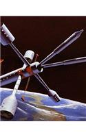 Space Station Orbits Earth Science School Composition Book 130 Pages