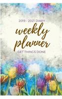 2019-2021 Weekly Planner Get Things Done