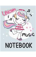Unicorn Music Notebook
