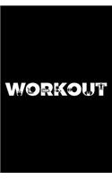 Workout: Blank Lined Journal to Write in - Ruled Writing Notebook