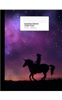 Composition Notebook College Ruled 7.44 X 9.69 Inches 100 Sheets / 200 Pages