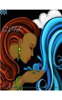 2018- Unique Beautiful Aquarius 2017-2018 18 Month Academic Year Monthly Planner: July 2017 To December 2018 Calendar Schedule Organizer with Motivational Quotes(72 2018 Cute Planners)