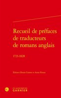Recueil de Prefaces de Traducteurs de Romans Anglais